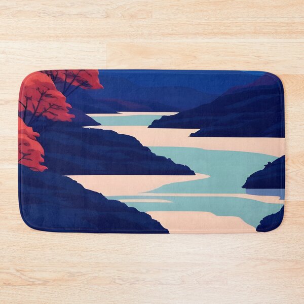 Item preview, Find the Perfect Minimalist Landscape Blue Tone Print for Your Personal Style and Preferences designed and sold by supeart.