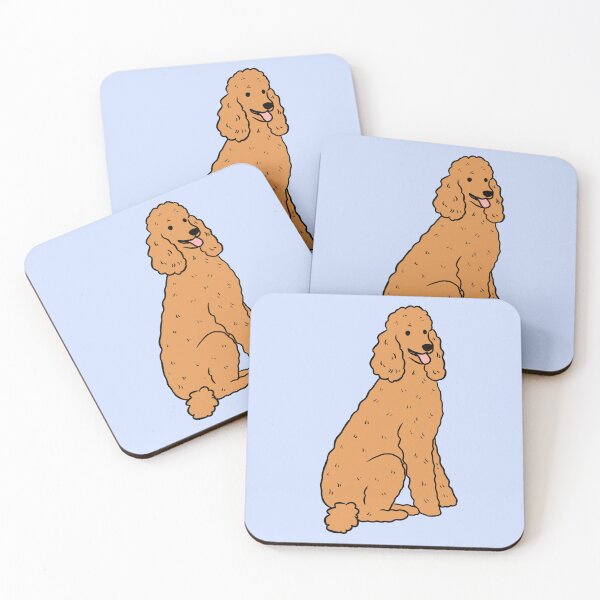 Item preview, Cute brown poodle illustration  designed and sold by Yarafantasyart.