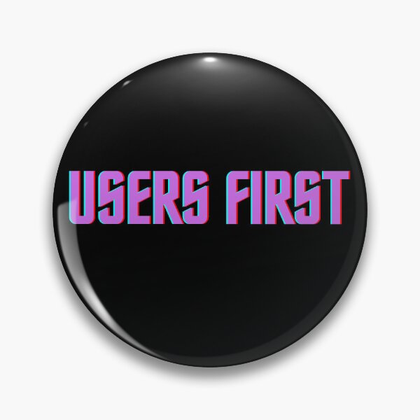 Item preview, Users First UX designed and sold by art-and-sticker.