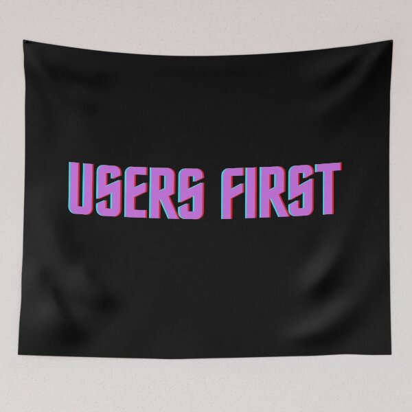 Item preview, Users First UX designed and sold by art-and-sticker.