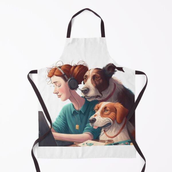 Item preview, Dog mom with Its Cute furry Dog to Work designed and sold by Gamicnum.