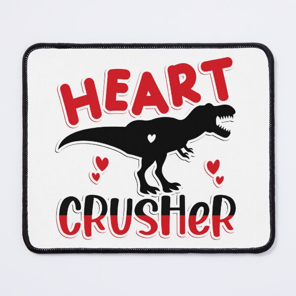Item preview, Dinosaur Heart Crusher Funny Valentines Day designed and sold by OverbeeDesigns.