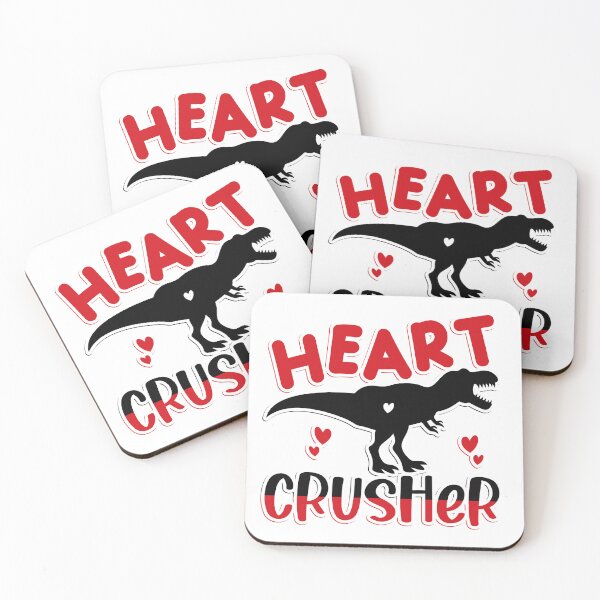 Item preview, Dinosaur Heart Crusher Funny Valentines Day designed and sold by OverbeeDesigns.