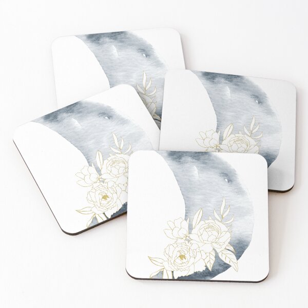 Item preview, floral moon aesthetic designed and sold by aesthetic-land.
