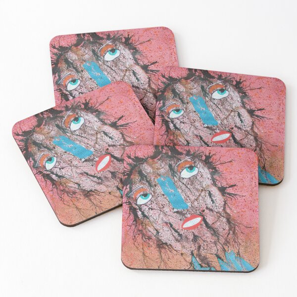 Item preview, Large Crazy Pink Faced Man designed and sold by BeaOutsiderArt.