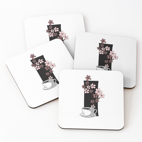 Item preview, Floral Coffee Monogram Letter I designed and sold by Lyssarien.