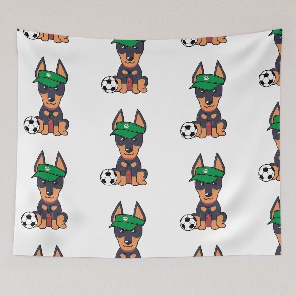 Item preview, Soccer Player Guard Dog  designed and sold by Pet Station.