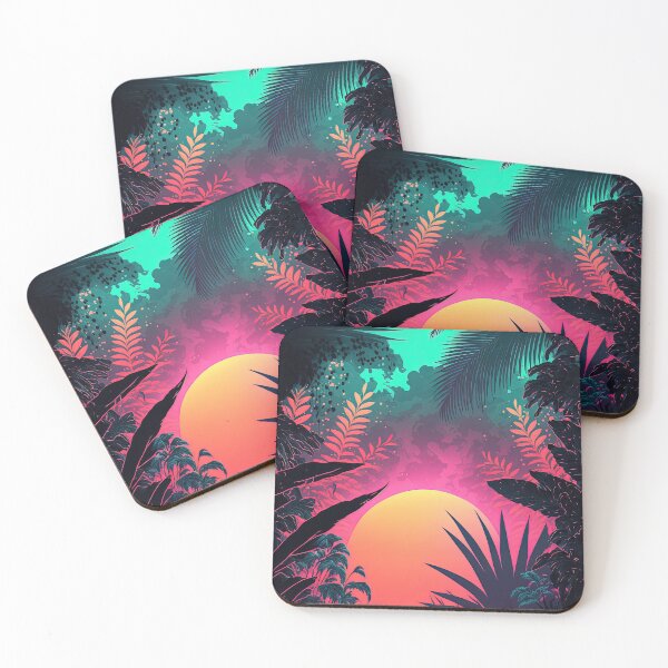 Item preview, Sunset Jungle, Through the Leaves designed and sold by wumples.