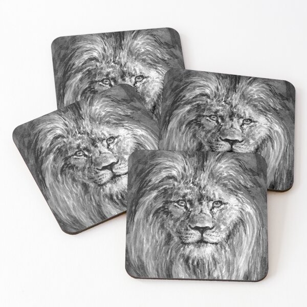 Item preview, Lion ink painting designed and sold by tomkaanna.