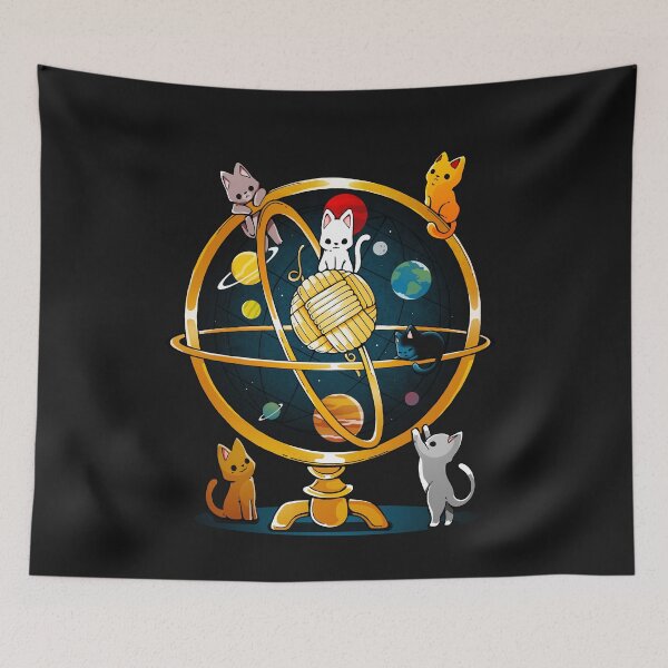 Aperçu de l'œuvre Astrolabe Cats créée et vendue par VallinArt.
