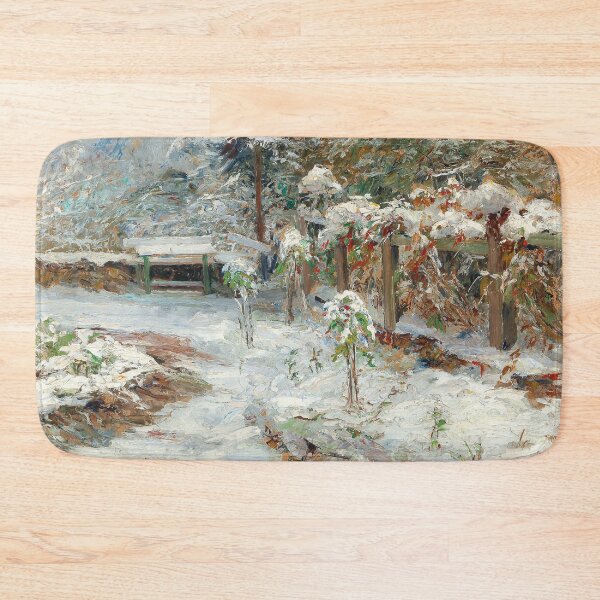 Item preview, Winter scenery - October snow, motiv from the garden of castle Hartenstein by  Olga Wisinger-Florian designed and sold by AR-shop.