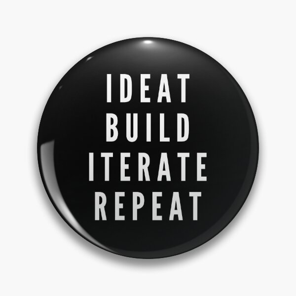 Item preview, Ideate Build Iterate Repeat. designed and sold by art-and-sticker.
