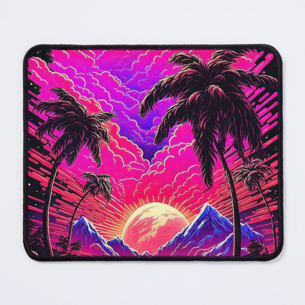 Item preview, Jungle Sunset, Synthwave Mountain designed and sold by wumples.