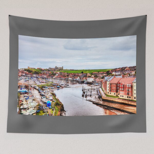 Item preview, Whitby Marina And Harbor And Abbey And Church designed and sold by Paul Thompson Photography.