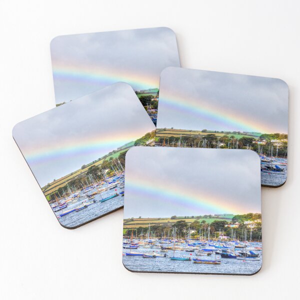 Item preview, Rainbow Over Falmouth Marina Harbor, Cornwall, UK designed and sold by Paul Thompson Photography.