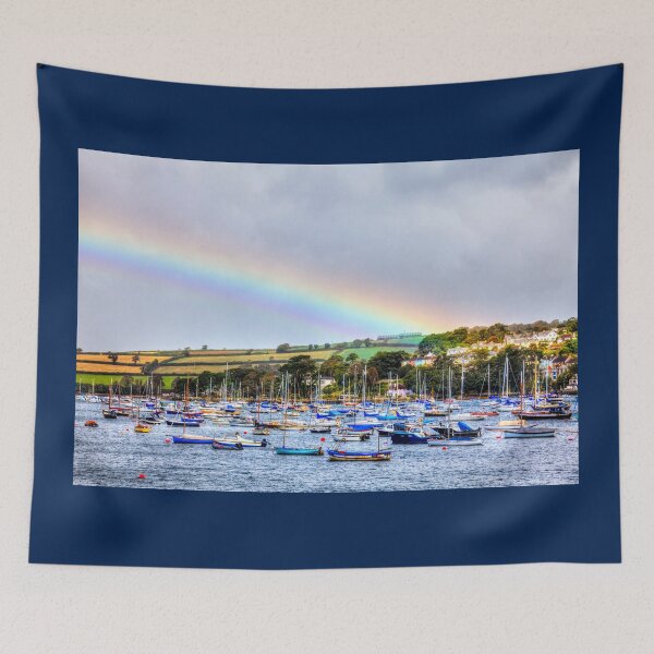 Item preview, Rainbow Over Falmouth Marina Harbor, Cornwall, UK designed and sold by Paul Thompson Photography.
