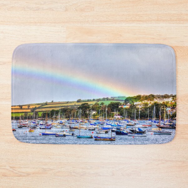 Item preview, Rainbow Over Falmouth Marina Harbor, Cornwall, UK designed and sold by Paul Thompson Photography.