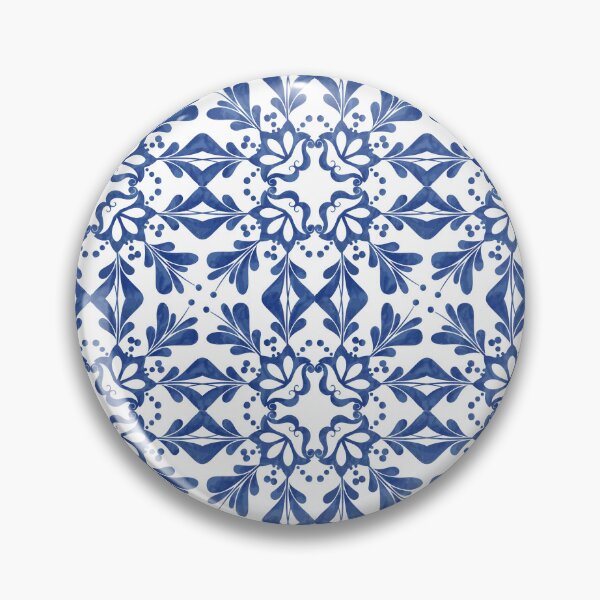 Artikelvorschau, Portugiesische Fliesen - Azulejo Blue und White Floral entworfen und verkauft von Ladies-Boutique.