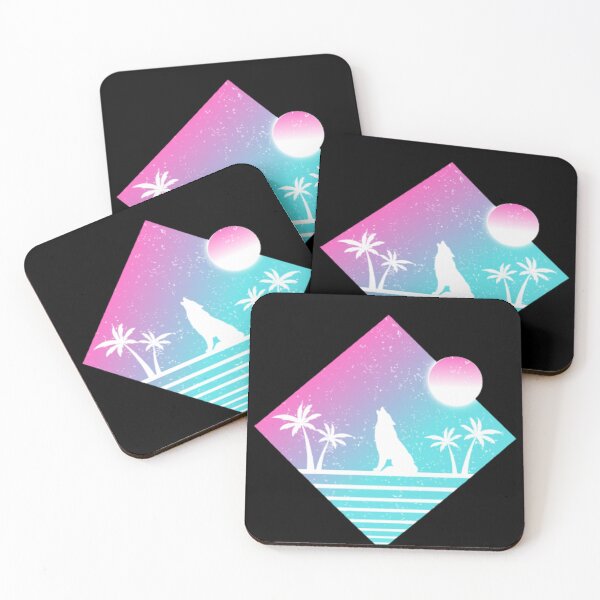 Artikelvorschau, Retrowave Coyote Blue entworfen und verkauft von Legendario00.
