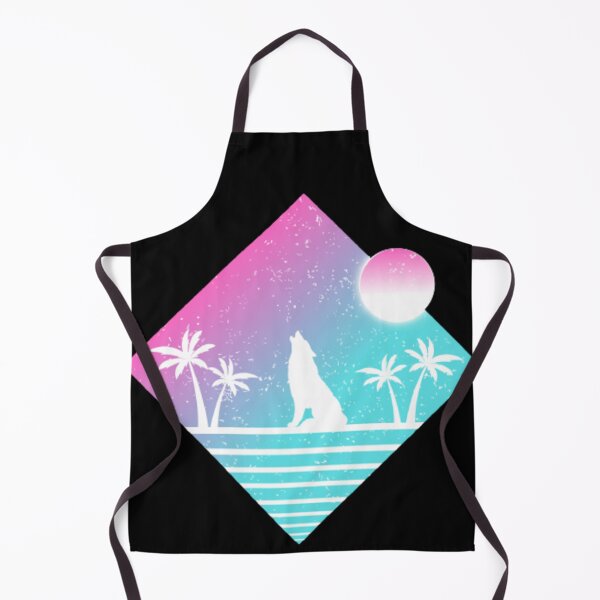Aperçu de l'œuvre Retrowave Coyote Bleu créée et vendue par Legendario00.