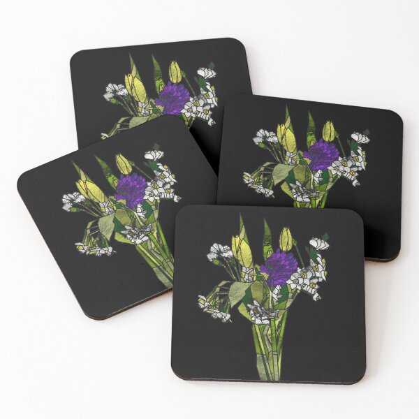 Item preview, Stained Glass Flowers designed and sold by Carol Bleasdale.