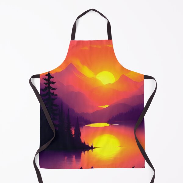 Item preview, Add a Touch of Beauty and Tranquility to Your Space with Our Wide Range of Gorgeous Minimalist Landscape Sunrise Water View Prints designed and sold by supeart.