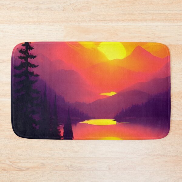 Item preview, Add a Touch of Beauty and Tranquility to Your Space with Our Wide Range of Gorgeous Minimalist Landscape Sunrise Water View Prints designed and sold by supeart.