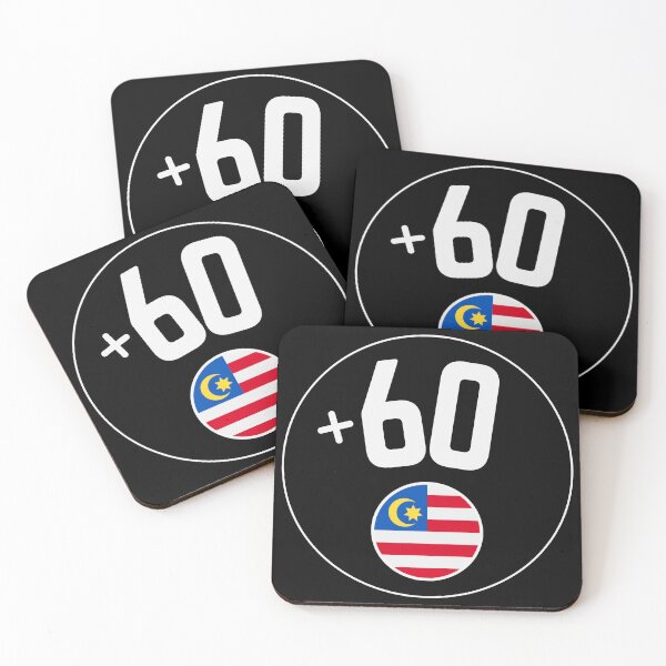 Item preview, MALAYSIA country code +60 badge designed and sold by LeddsoDello.