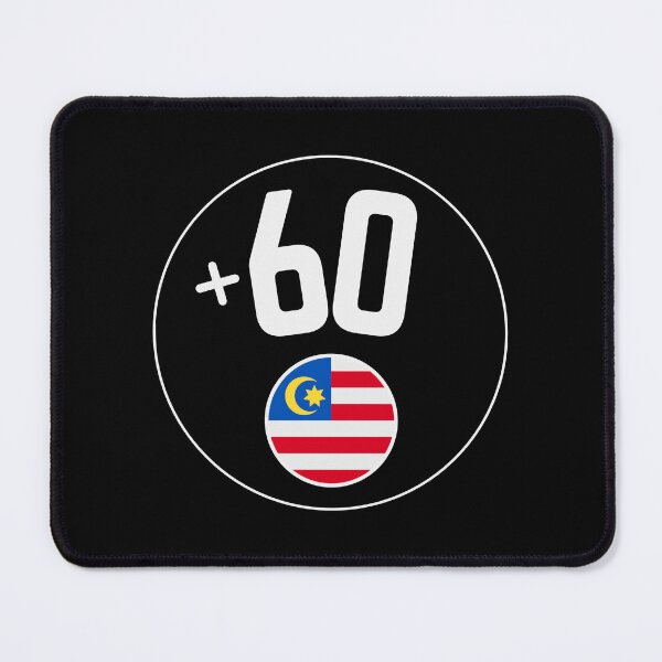 Item preview, MALAYSIA country code +60 badge designed and sold by LeddsoDello.