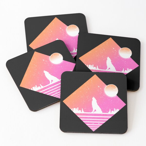Artikelvorschau, Retrowave Coyote Orange entworfen und verkauft von Legendario00.