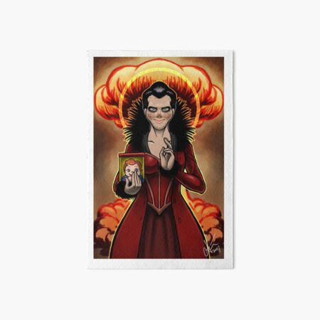 Our Lady of Perpetual Destruction Art Board Print