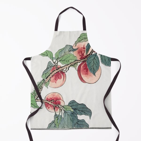 Item preview, Caterpillar on a peach tree illustration from Churui Gafu designed and sold by StoicMindset.