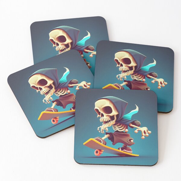 Item preview, Skull Character Skateboarding designed and sold by Marcel  Iseli.