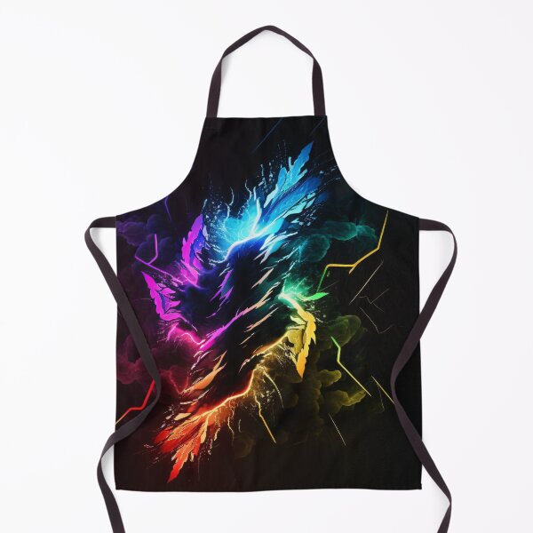 Item preview, Splash of Neon on Black number Two designed and sold by Left-Hand-Tree.