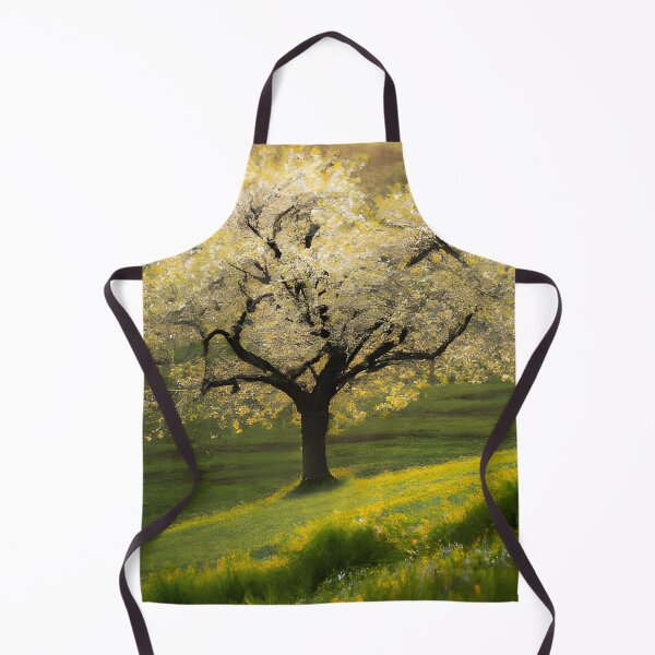 Item preview, White tree in field generated by artificial intelligence designed and sold by megadrina.