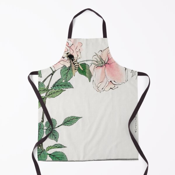 Item preview, Bee and Flower illustration from Churui Gafu (1910) by Morimoto Toko designed and sold by StoicMindset.