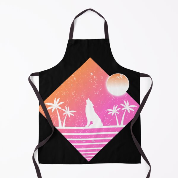 Aperçu de l'œuvre Retrowave Coyote Orange créée et vendue par Legendario00.
