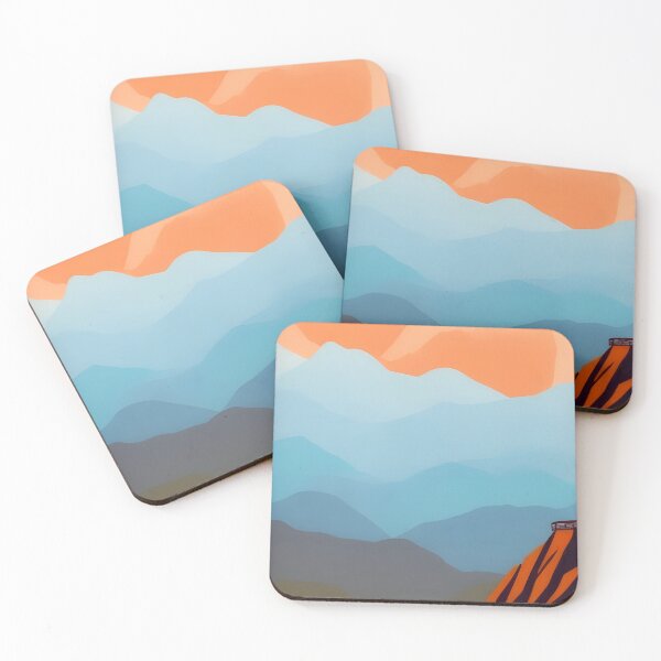 Item preview, Shop Our High-quality Selection of Minimalist Landscape Mountain Trees Prints designed and sold by supeart.