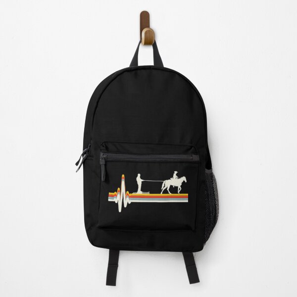 Item preview, Horse Skijoring Skiing Winter Sport Heartbeat Pulse designed and sold by CuteDesigns1.