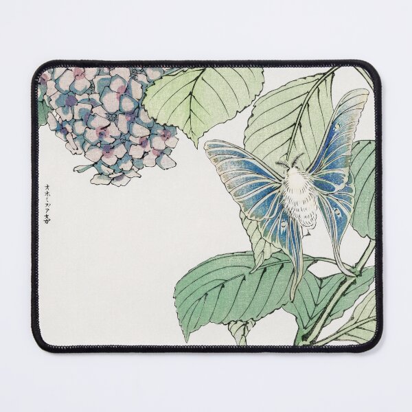 Item preview, Moth and plant illustration from Churui Gafu (1910) by Morimoto Toko designed and sold by StoicMindset.