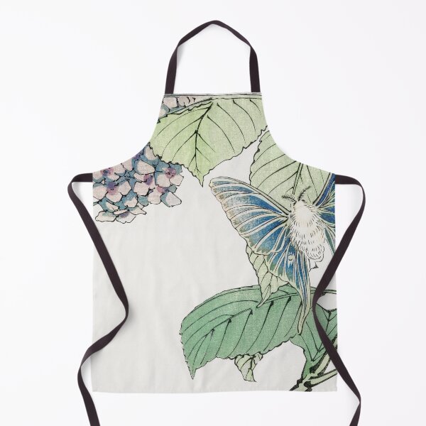 Item preview, Moth and plant illustration from Churui Gafu (1910) by Morimoto Toko designed and sold by StoicMindset.