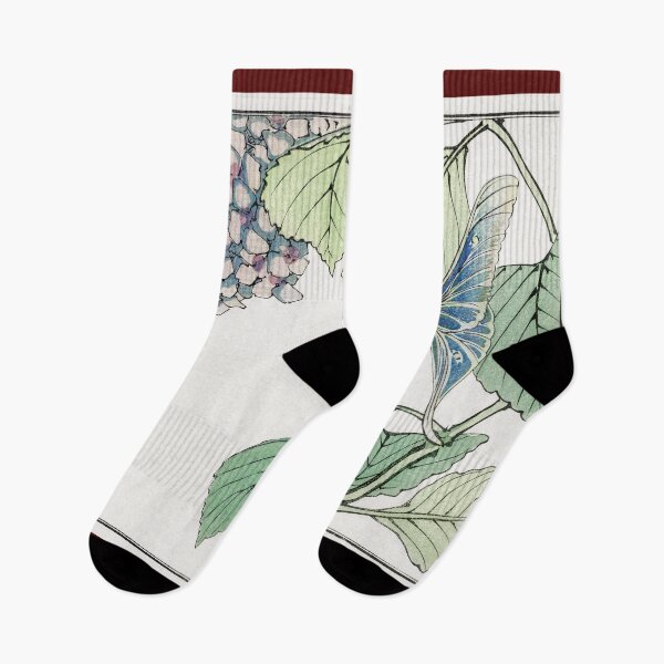 Item preview, Moth and plant illustration from Churui Gafu (1910) by Morimoto Toko designed and sold by StoicMindset.