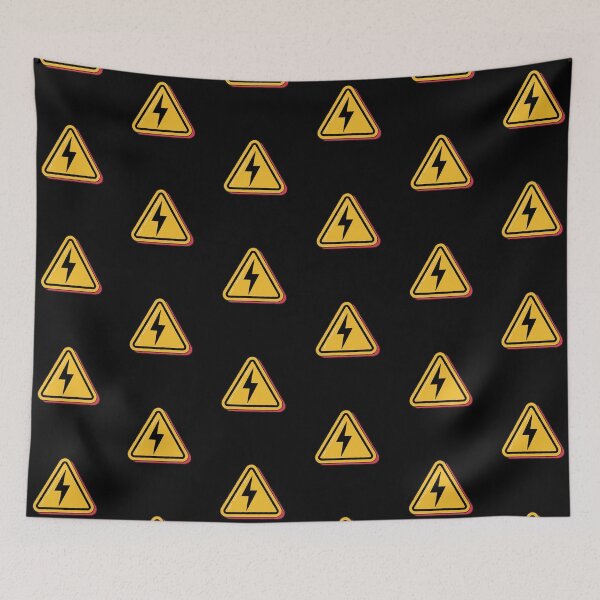 Item preview, Electricity Warning Symbol designed and sold by Joy Poddar.