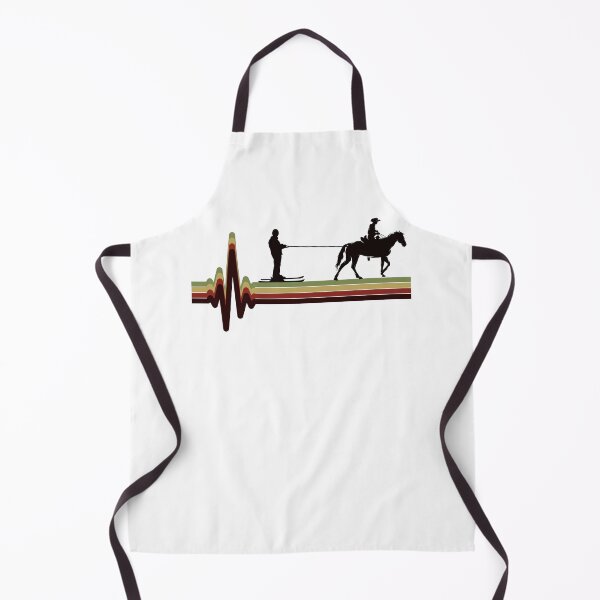 Item preview, Horse Skijoring Skiing Winter Sport Heartbeat Pulse designed and sold by CuteDesigns1.