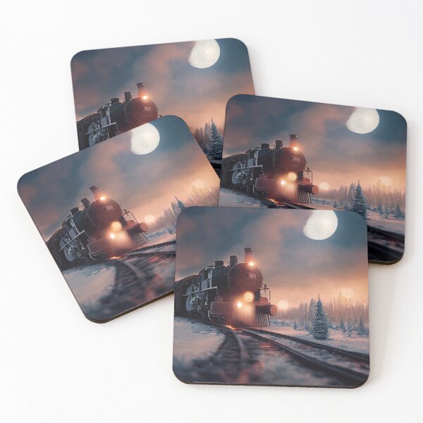 Item preview, A train travelling to the north pole designed and sold by DSAHART.