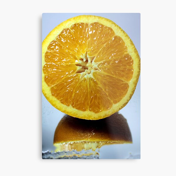 Orange Metal Print