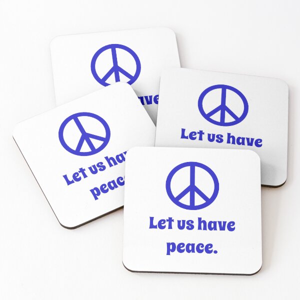 Item preview, Let Us Have Peace designed and sold by CrankyOldDude.