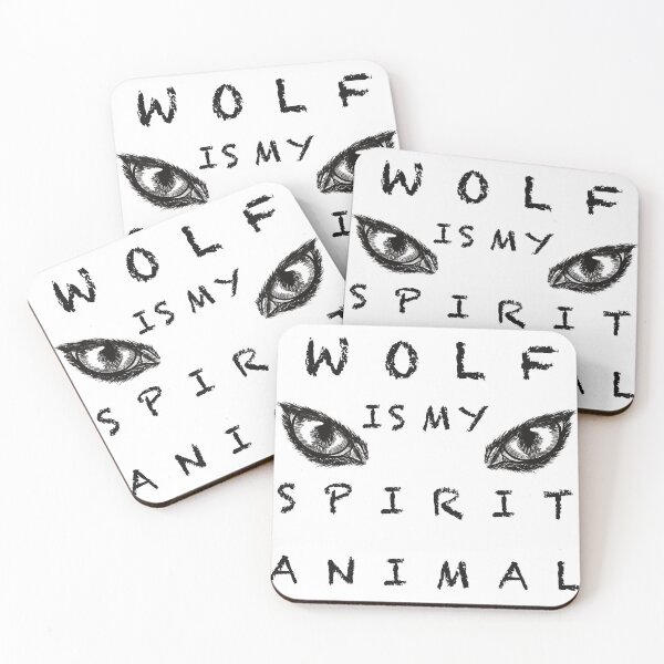 Item preview, Wolf is my spirit animal designed and sold by Xatutik.art.