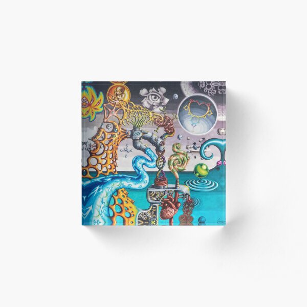Salvia Dreams (version 2) Acrylic Block