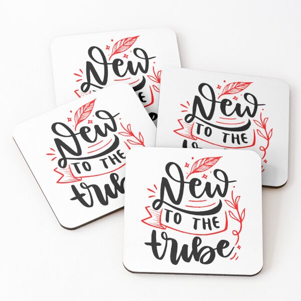 Item preview, New To The Tribe - Black & Red Quotes  designed and sold by jwebmarket.